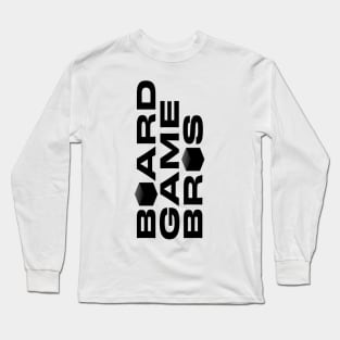 Board Game Bros Logo Black Long Sleeve T-Shirt